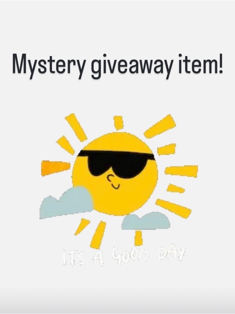 Mystery Giveaway Item